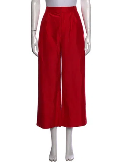 Pre-owned Et Ochs Wide Leg Pants W/ Tags In Red