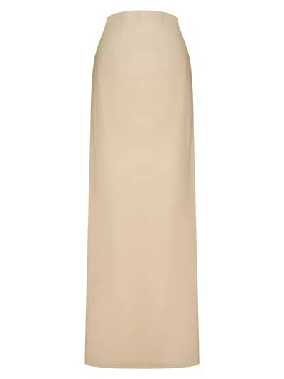 Et Ochs Women's Cohen Pencil Maxi Skirt In Neutral