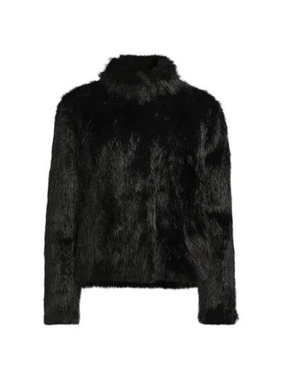 Et Ochs Women's Eugene Faux Fur Jacket In Black