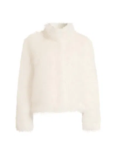 Et Ochs Women's Eugene Faux Fur Jacket In White