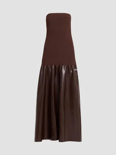 Et Ochs Women's Sabine Knit Combo Dress In Mocha