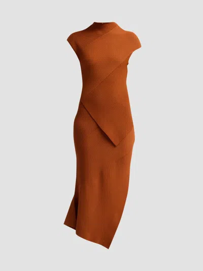 Et Ochs Women's Vienna Knit Midi Dress In Brown