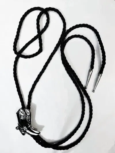 Et Tigre Cowboy Boot Bolo In Navy In Blue