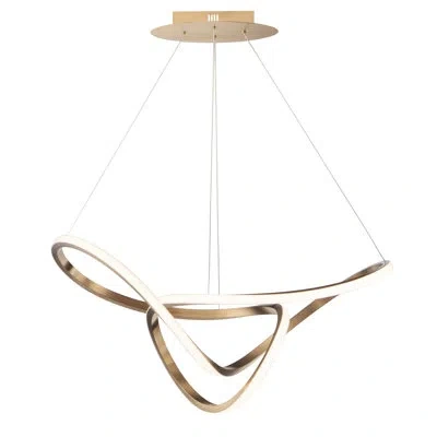 Et2 1 - Light Brushed Champagne Pendant