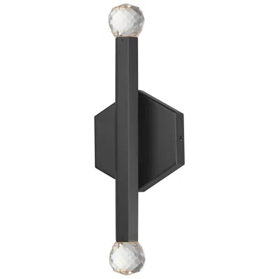Et2 Allumettes 15 3/4" Black 2-light Led Wall Sconce