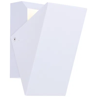 Et2 Alumilux 5 1/4" High White Tilt Small Led Outdoor Sconce