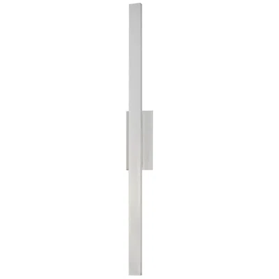 Et2 Alumilux 51" Wide Satin Aluminum Led Outdoor Wall Sconce