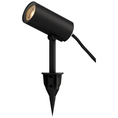 Et2 Alumilux 8 1/4" High Black Led Spot 8w Pathway Light
