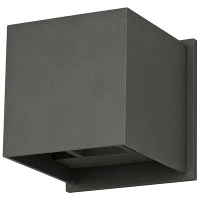 Et2 Alumilux Cube 4.5" High Modern Led Outdoor Wall Sconce