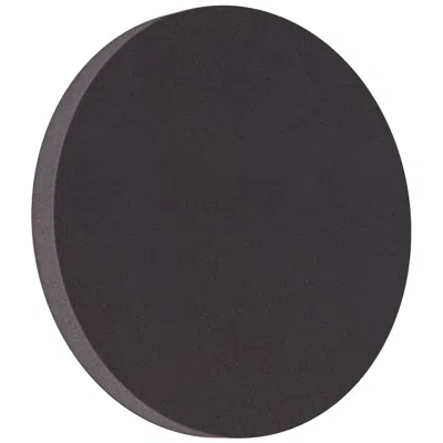 Et2 Alumilux: Dish 6 3/4" Wide Architectural Bronze Led Outdoor Wall S