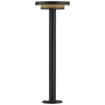 Et2 Alumilux: Landscape 17 1/4" High Black Dish Light
