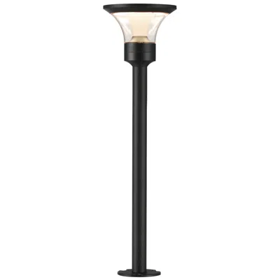 Et2 Alumilux: Landscape 20 3/4" High Black Fountainhead Light
