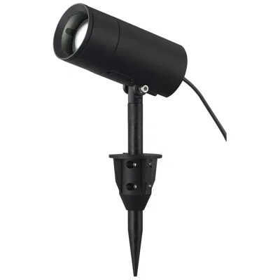 Et2 Alumilux Landscape 8" High Black Spot Spotlight W/ Cct And Beam