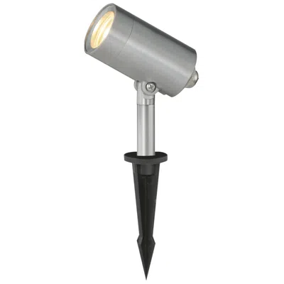 Et2 Alumilux: Landscape Spot Light Satin Aluminum