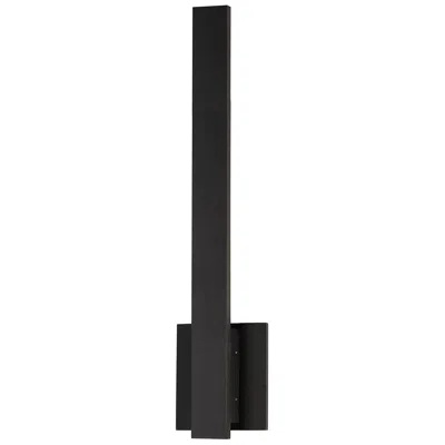 Et2 Alumilux Line 18" High Black Led Outdoor Wall Light