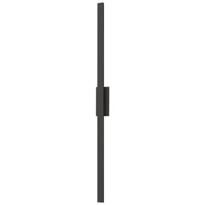 Et2 Alumilux: Line 5cct 96" Architectural Bronze Led Outdoor Wall Sconce