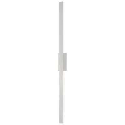 Et2 Alumilux: Line 5cct 96" Satin Aluminum Led Outdoor Wall Sconce