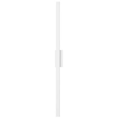 Et2 Alumilux: Line 5cct 96" White Led Outdoor Wall Sconce