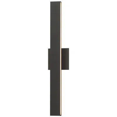 Et2 Alumilux: Sideline  24" Architectural Bronze Led Outdoor Wall Sconce
