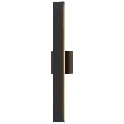 Et2 Alumilux Sideline 24" High Black Led Outdoor Wall Light