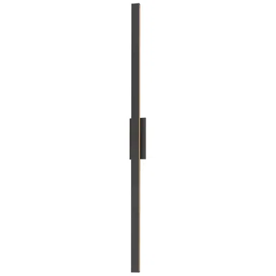 Et2 Alumilux: Sideline 96" Architectural Bronze Led Outdoor Wall Sconce