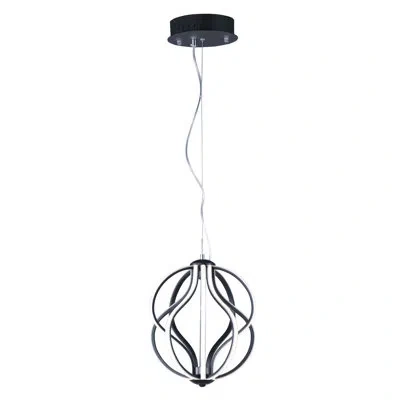 Et2 Aura 10-light 12" Wide Pendant Light In Black