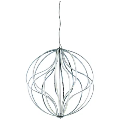 Et2 Aura 31" Wide Polished Chrome Led Pendant Light