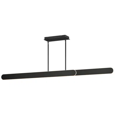 Et2 Belt 60" Wide Black Adjustable Linear Pendant