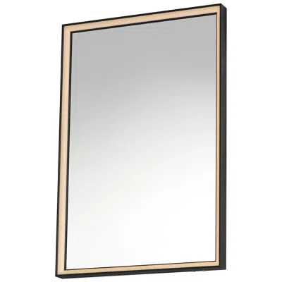Et2 Bevel 24"x30" Brushed Black Led Mirror