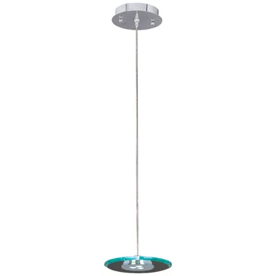 Et2 Beveled Glass Disks 7" Wide Modern Led Mini Pendant