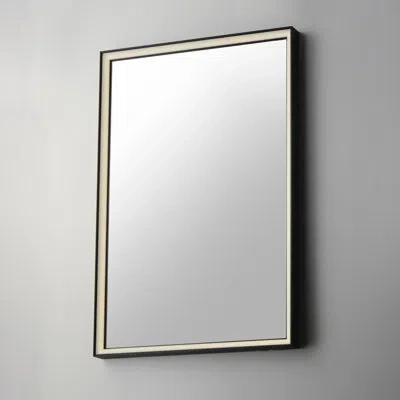Et2 Bevel-led Mirror In Gold,black