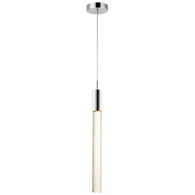 Et2 Big Fizz 4 3/4" Wide Polished Chrome Led Mini Pendant