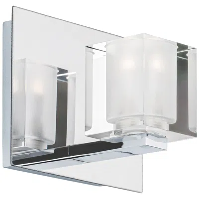 Et2 Blocs Led Wall Sconce In Silver