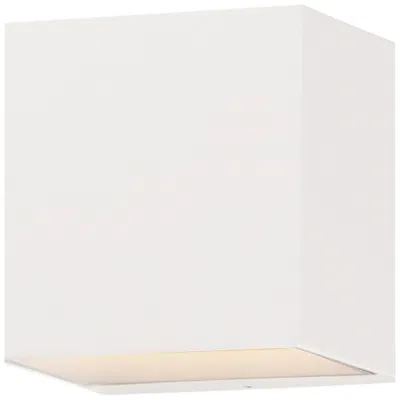Et2 Blok 1-light Led Outdoor Sconce White