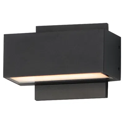 Et2 Blok 3 1/4" High Black Led Outdoor Wall Light