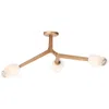 Et2 Blossom 3-light Led Flush Mount In Multi