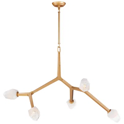 Et2 Blossom 5-light Led Pendant In Gold