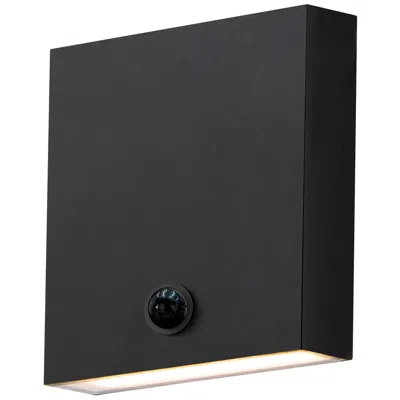 Et2 Brik 6 1/4" High Black Led Outdoor Wall Sconce W/ Msp