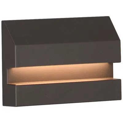 Et2 Brink 5" Wide Architectural Bronze Led Step Light In Gray