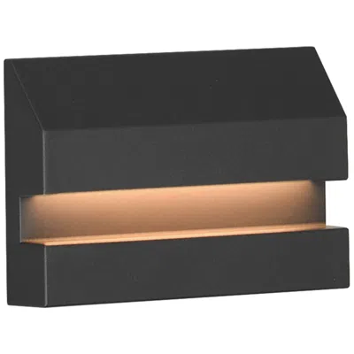 Et2 Brink 5" Wide Black Led Step Light