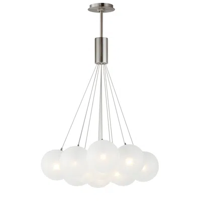 Et2 Burst 12-light Led Pendant - Frost