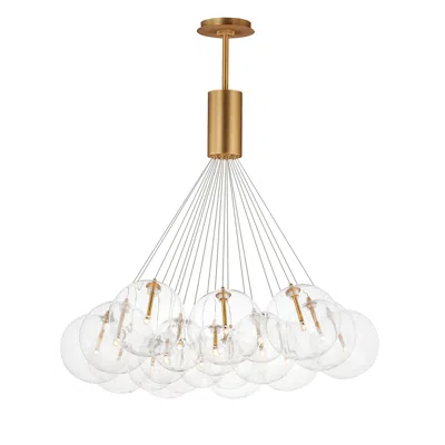 Et2 Burst 35 1/4" Wide 20-light Clear Glass Modern Led Pendant