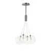 Et2 Burst 4-light Led Pendant - Clear