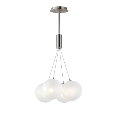 Et2 Burst 4-light Led Pendant - Frost