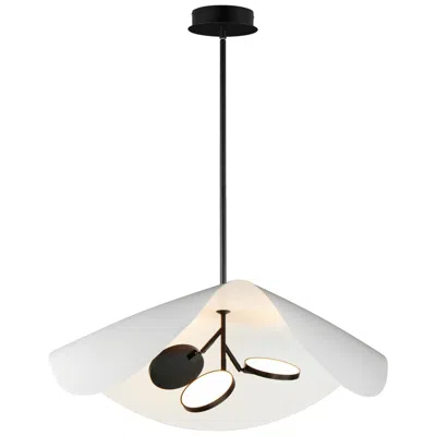 Et2 Carmen 32" Wide Black And White 3-light Led Pendant
