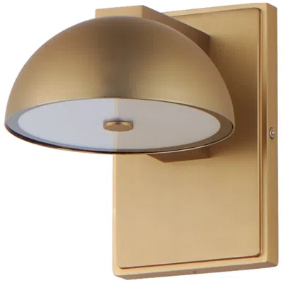 Et2 Cauldron 6" Led Outdoor Wall Sconce Gold