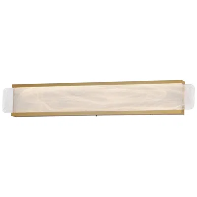 Et2 Celine 32" Natural Aged Brass Led Bath Vanity