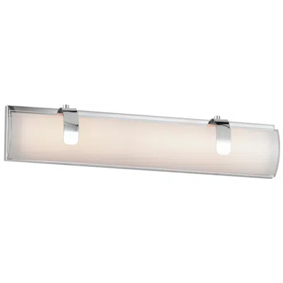 Et2 Clutch 22" Led Bath Vanity In Silver