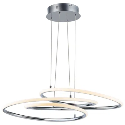 Et2 Coaster 20 1/4" Wide Polished Chrome Modern Led Pendant