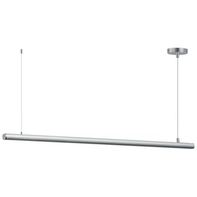Et2 Continuum 47"w Satin Aluminum Led Linear Pendant Light